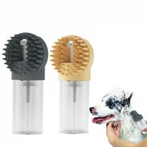 Pet Multi-Functional Foam Shower Brush Integrated Silicone Cat Dog Cleaning Magic Massage Brush