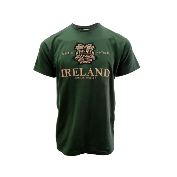 Traditional Craft Mid Grn Ireland Lim Crest MensT