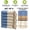 Blue, variant on Mykonos 6-Pack Turkish Cotton Hand Towels – Mint Line, 40x19 in, Soft Absorbent Decorative Bathroom Towel Set