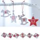 thumbnail image 5 of Worallymy 12 Uds. colgantes de madera con estampado navideño Animal de dibujos animados/campana/copo de nieve/estrella/adorno de árbol decoración colgante Worallymy JD735807132, 5 of 7