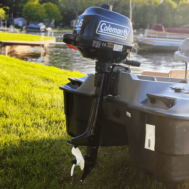 Coleman Powersports F2.6BMS Gas Powered Power Outboard Motor