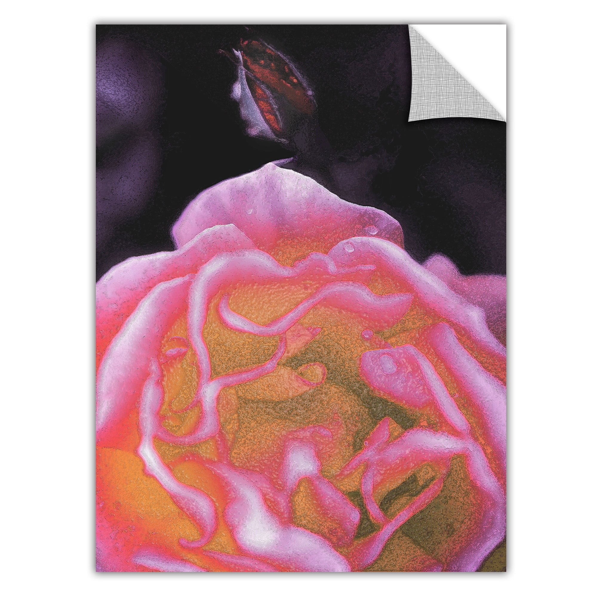 Dean Uhlinger Rose Bud, Art Appeelz Removable Wall Art Graphic