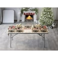 thumbnail image 5 of Folding Table 6ft – Heavy-Duty Portable Table for Indoor and Outdoor Use, Foldable 6 Foot Banquet Table for Camping, Dining, Party, or Picnic, 5 of 6