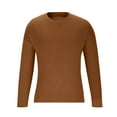 thumbnail image 3 of CYiJun George Sweaters for Men Soft Classic Textured Knit Neck Pullover Business Casual Knit Sweater,Sizes S-3XL, 3 of 5