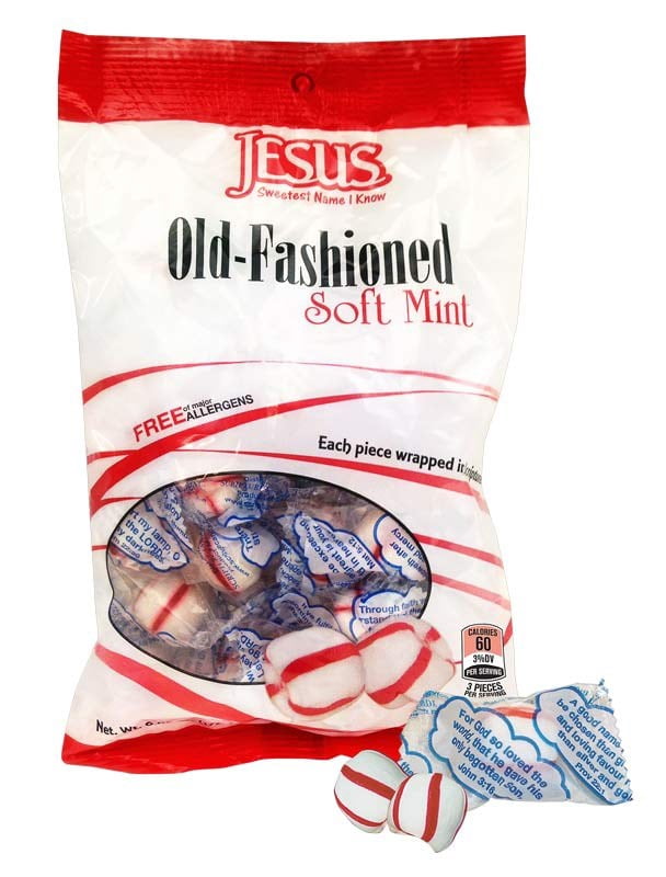 Candy-Scripture Old-Fashioned Soft Peppermint (6.05 Oz Bag) (15-Feb-21=Pub O/S*)