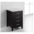 thumbnail image 2 of Caroline Parkway 20" Side Cabinet in Gray with White Marble Top, 2 of 3