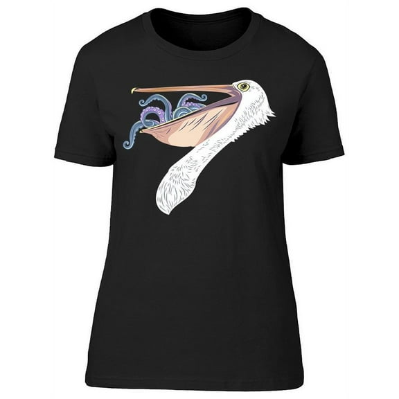 Portrait Of Pelican T-Shirt Women -Image by Shutterstock, Female Medium