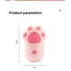 thumbnail image 3 of Cepillo de vapor para perros y gatos | Peine de aseo recargable para depilación 3 en 1 - modelo de pata, desenredante, masajeador, muda, autolimpieza, función de rociado, ABS, incluye 1 peine y, 3 of 8