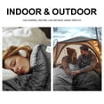thumbnail image 6 of Black 3lb(50-70℉) Sleeping Bag for Adult Cold Warm Weather Camping Hiking Travel, 6 of 9