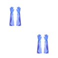 thumbnail image 4 of Naiovety 1 Pair Cleaning Glove Washing Mitten Thicken Fishing Household Pond Long Accessories Gloves Wear-resistance Non-slippery Sleeve largo/caliente 2piezas, 4 of 6