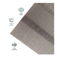 thumbnail image 3 of Mantel Individual Mainstays Rayas Horizontales 30x45 cm Rectangular Plata, 3 of 4