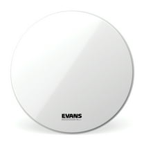 Evans EQ3 Resonant Smooth White Bass Drum Head, No Port, 26 Inch