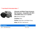 thumbnail image 2 of Alternator and Water Pump Accessory Belt Tensioner - Compatible with 2001 - 2006 BMW 325Ci 2.5L 6-Cylinder 2002 2003 2004 2005, 2 of 2