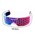 thumbnail image 6 of Party Glasses Transparent EVA Eyewear Halloween Dress Up Photo Props Christmas Halloween Party Colorful LED Luminous Glasses for Music Bar KTV, 6 of 7