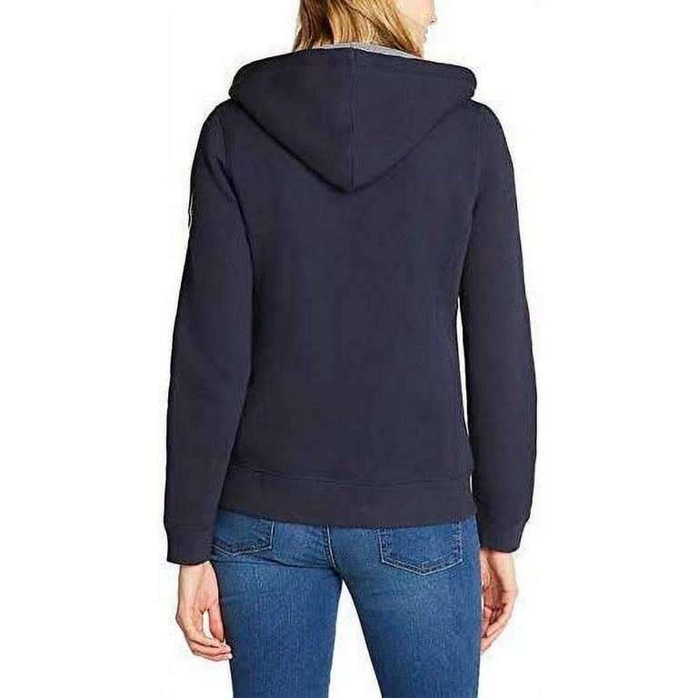 Nautica Women's Signature Logo Full Zip Hoodie Sweatshirt Jacket