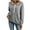 Gray, variant on Jalioing Athletic Pullover for Women Half Zip Collared Long Sleeve Sweatshirts with Pocket Solid Sport Tops