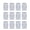 White, variant on 12 Pcs Adult Green Soccer Training Vests Breathable Football Scrimmage Pinnies
