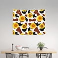 thumbnail image 2 of Sunflower Cow Tapestry for Bedroom - Tapestry Wall Hanging Wall Tapestry for Dorm Wall Decor Home Decoration , Aesthetic Funny Tapestry 29 x 37in, 2 of 5