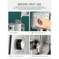 thumbnail image 7 of Espresso Machine, Cozeemax 20 Bar Espresso and Cappuccino Maker with Milk Frother Steam Wand, Stainless Steel, 7 of 7