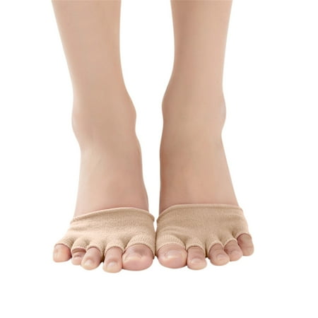 

3 Pairs Women Invisible Yoga Sport Non Slip Open Toes Socks Half Grip Heel Five Finger Socks Sock Tab School Socks for Girls Crazy 8 Girls Clothing Toddler Stroll Sock Womens over The Knee Socks
