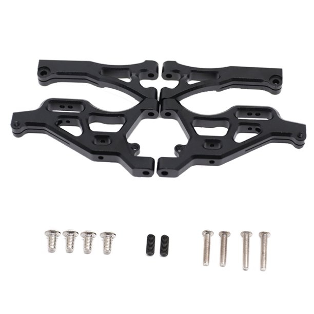 Brazo oscilante inferior 4x Brazos oscilantes delanteros de coche RC para camiones modelo 1/7 INFRACCIÓN ILIMITADA Magideal Brazo oscilante inferior