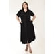 thumbnail image 1 of Vestido camisero con cinto Roman Fashion /Tallas Extras, 12751 (Negro) negro 38, 1 of 6
