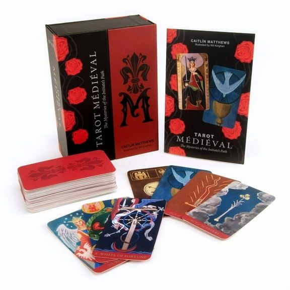 Tarot MÃ©diÃ©val: The Mysteries of the Initiate's Path (Tarot Kit Box Set with 78 Cards and Guide Book), (Paperback)