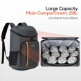 thumbnail image 3 of Mochila térmica TOURIT para 30 latas, ligera y aislante, 3 of 7