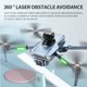 thumbnail image 1 of Drone con motor sin escobillas GPS Cámara dual 4K HD FPV RC Quadcopter con batería, 1 of 9