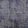 thumbnail image 1 of Ahgly Company Indoor Square Mid-Century Modern Dark Slate Blue Oriental Area Rugs, 3' Square, 1 of 6