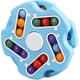 thumbnail image 1 of Cubo mágico giratorio 2 en 1 con doble giro, rompecabezas de mano, juguetes antiestrés para niños y adultos (azul), 1 of 5