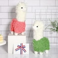thumbnail image 6 of Llama Stuffed Animal, 15" Alpaca Plush Toy Big Doll Plushie Hug Pillow, Soft Fluffy Cushion Super Kawaii Gift for Birthday Girls and Lovers Washable (White), 6 of 7