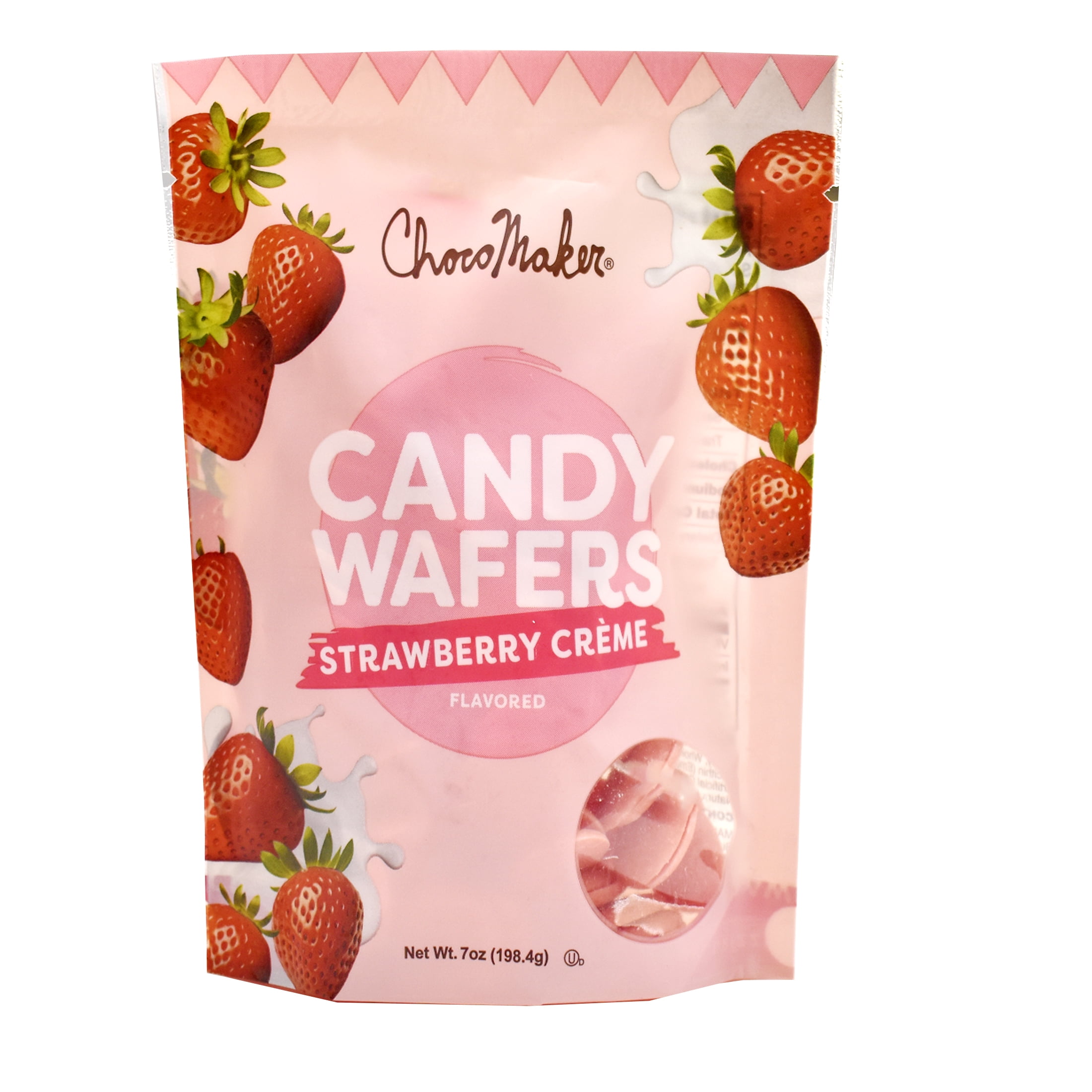 ChocoMaker Strawberry Crème Flavored Candy Wafers, 7oz - Walmart.com