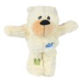 thumbnail image 3 of Juguete para perros Zulema Lindo oso diseño chirriante peluche blanco resistencia mordedura, 3 of 7