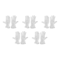 thumbnail image 1 of 5 Pair Protective Anti- White Cotton Work Driving Gloves, 1 of 9