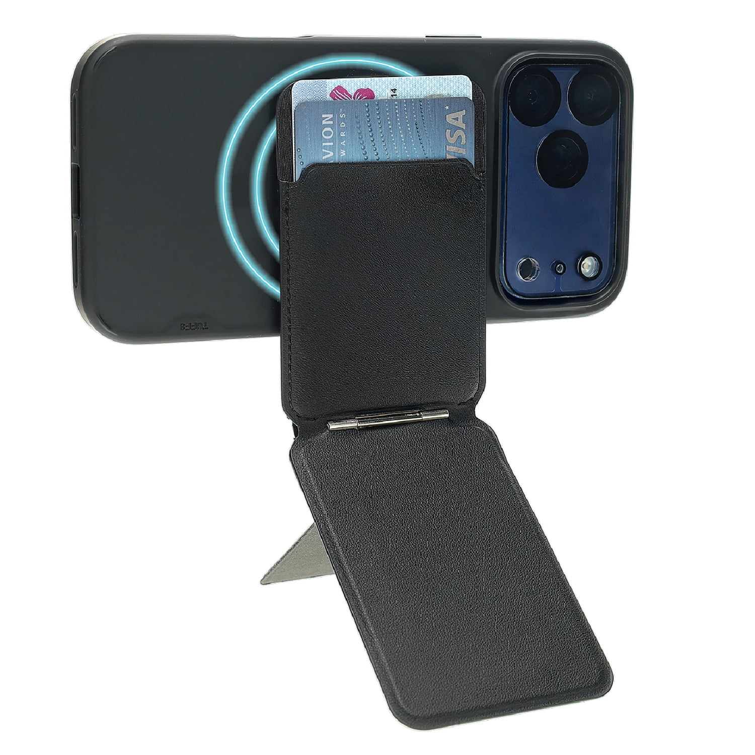 TUFF8 Foldable Origami Wallet Stand for Cellphones, MagSafe Compatible
