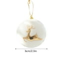 Christmas Decorations White Pattern Hanging Decorations Christmas Tree
