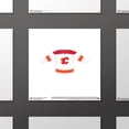 thumbnail image 4 of Gallery Pops NHL - Calgary Flames - Road Uniform Front Wall Art, Unframed Version, 12" x 12", 4 of 5