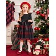 thumbnail image 3 of Arshiner Toddler Tutu Dress Little Girls Long Sleeve Casual Tulle Kids Fall Winter Outfits with Ribbon, 3 of 6