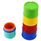thumbnail image 5 of Torre Anillo Apilable Bsvklp Juguete Educativo Interactivo para Pequeños Diversión Iris Construcción, 5 of 9