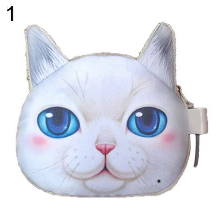 Angry Cat Face Zip Up Coin Purse – PinkUnicornStore