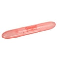 thumbnail image 7 of Portable Toothbrush Cases Traveling Toothbrush Holders Case Plastic Red 8.46"x1.18"x1.14", 7 of 7