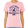 thumbnail image 2 of Silly Goose University Shirt Unisex Medium Pink, 2 of 5