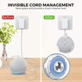 thumbnail image 2 of Support Mural pour Echo Dot 5/4: Support Abs pour Haut-Parleurs Intelligents Blanc Mingyqi, 2 of 7
