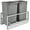 Silver, variant on Rev-A-Shelf 5349-1527DM-217 Double 27 Quart Pullout Cabinet Trash Cans