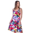 thumbnail image 5 of Womens Floral Print A-Line Tank Dress, 5 of 5