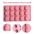 thumbnail image 4 of Molde redondo de silicona para pasteles de 15 celdas herramienta de decoración de cupcakes para hornear pasteles de Chocolate Hugtrwg Para estrenar, 4 of 7