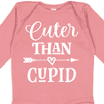 thumbnail image 4 of Inktastic Valentine Day Cuter Than Cupid Boys or Girls Long Sleeve Baby Bodysuit, 4 of 5
