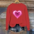thumbnail image 6 of Ounisa Valentines Sweatshirt Women Gnomes Shirts Love Heart Sweater Crewneck Long Sleeve Pullover Tops, 6 of 6