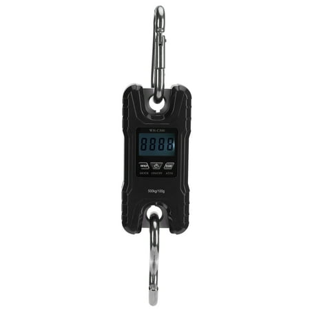 

Electronic Scale Mini Portable LED Digital Hanging Crane Scale Weighing EquipmentBlack